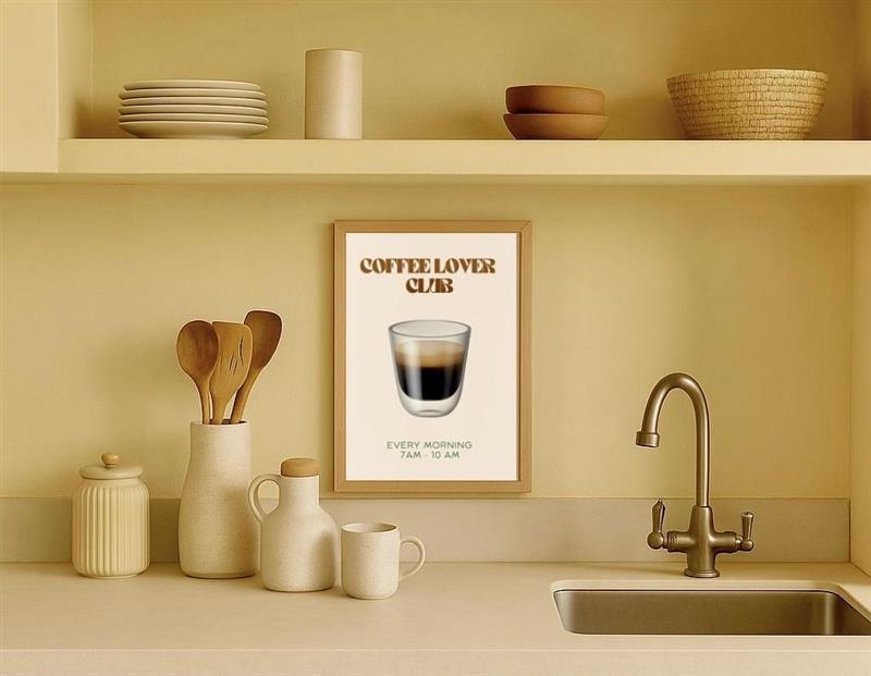 Coffee & Chill Collection Stylish Wall Art