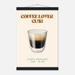 Póster con Colgador Papel Satinado Premium - 30x45 cm / 12x18″ / - / Colgador Negro