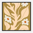 Póster con Marco de Madera Papel Satinado Premium - 50x50 cm / 20x20″ / Marco Negro / Listo para colgar