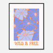 Póster con Marco de Madera Papel Satinado Premium - 60x80 cm / 24x32″ - Marco Negro / Listo para colgar / -