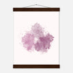 Póster con Colgador Papel Satinado Premium - 27x35 cm / 11x14″ - Colgador Madera Oscura / - / -