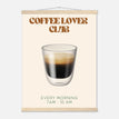 Póster con Colgador Papel Satinado Premium - 45x60 cm / 18x24″ / - / Colgador Madera Natural