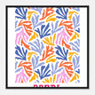 Póster con Marco de Madera Papel Satinado Premium - 50x50 cm / 20x20″ - Marco Negro / Listo para colgar / -