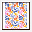 Póster con Marco de Madera Papel Satinado Premium - 50x50 cm / 20x20″ - Marco Madera Oscura / Listo para colgar / -