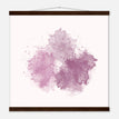 Póster con Colgador Papel Satinado Premium - 50x50 cm / 20x20″ - Colgador Madera Oscura / - / -