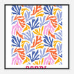 Póster con Marco de Madera Papel Satinado Premium - 70x70 cm / 28x28″ - Marco Negro / Listo para colgar / -