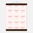 Póster con Colgador Papel Satinado Premium - 27x35 cm / 11x14″ - - / - / Colgador Madera Oscura