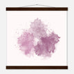 Póster con Colgador Papel Satinado Premium - 40x40 cm / 16x16″ - Colgador Madera Oscura / - / -