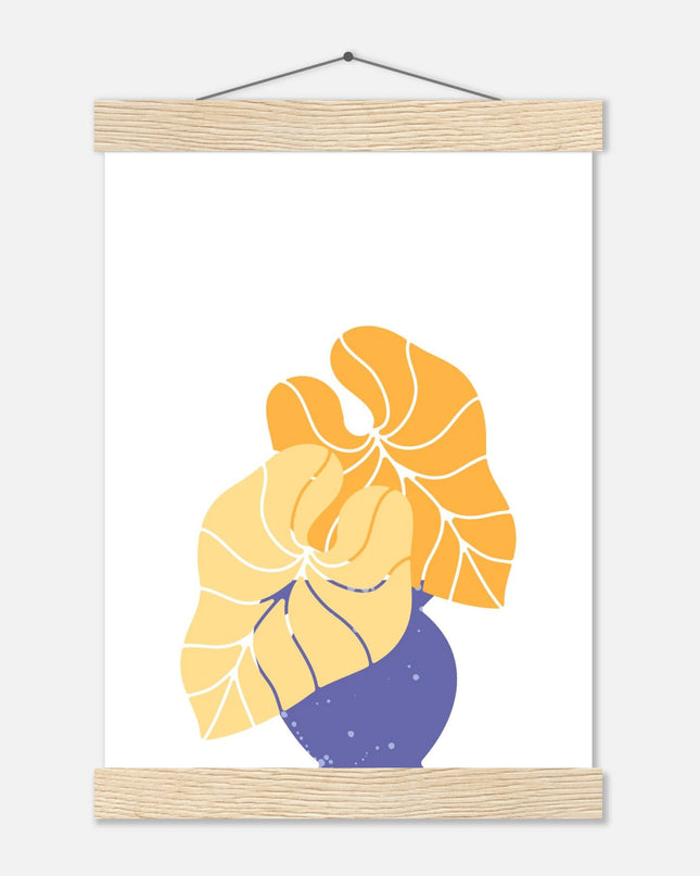 plant-wall-art-wooden-scroll-hanger