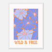 Póster con Marco de Madera Papel Satinado Premium - 30x40 cm / 12x16″ - Marco Blanco / Listo para colgar / -