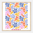 Póster con Marco de Madera Papel Satinado Premium - 40x40 cm / 16x16″ - Marco Madera / Listo para colgar / -