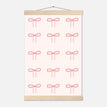 Póster con Colgador Papel Satinado Premium - 28x43 cm / XL (11x17″) - - / - / Colgador Madera Natural