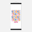 Póster con Colgador Papel Satinado Premium - 20x50 cm / 8x20″ - - / - / Colgador Negro
