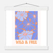 Póster con Colgador Papel Satinado Premium - 25x25 cm / 10x10″ - - / - / Colgador Blanco