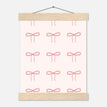 Póster con Colgador Papel Satinado Premium - 20x25 cm / 8x10″ - - / - / Colgador Madera Natural