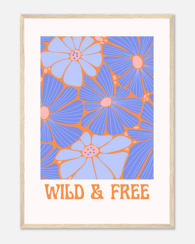 orange-pink-daisy-print