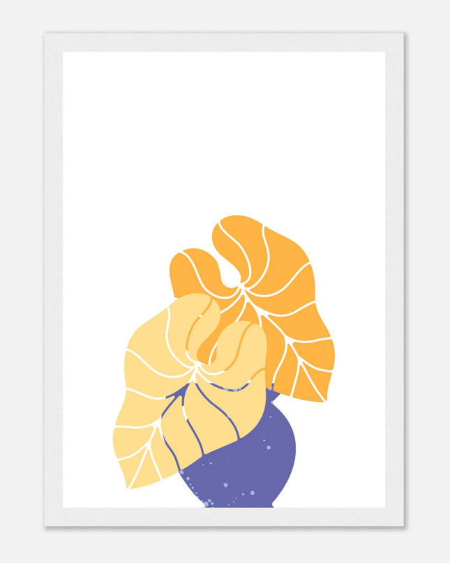 plant-wall-art-white-wood-frame
