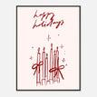 Póster con Marco Metálico Papel Satinado Premium - 60x80 cm / 24x32″ / Marco Negro / Listo para colgar