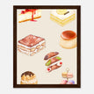 Póster con Marco de Madera Papel Satinado Premium - 20x25 cm / 8x10″ / Marco Madera Oscura / Listo para colgar
