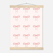 Póster con Colgador Papel Satinado Premium - 30x40 cm / 12x16″ - - / - / Colgador Madera Natural