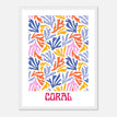 Póster con Marco de Madera Papel Satinado Premium - 30x40 cm / 12x16″ - Marco Blanco / Listo para colgar / -