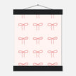 Póster con Colgador Papel Satinado Premium - 20x25 cm / 8x10″ - - / - / Colgador Negro