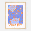 Póster con Marco de Madera Papel Satinado Premium - 27x35 cm / 11x14″ - Marco Madera / Listo para colgar / -