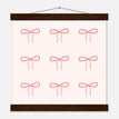 Póster con Colgador Papel Satinado Premium - 30x30 cm / 12x12″ - - / - / Colgador Madera Oscura