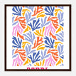 Póster con Marco de Madera Papel Satinado Premium - 40x40 cm / 16x16″ - Marco Madera Oscura / Listo para colgar / -