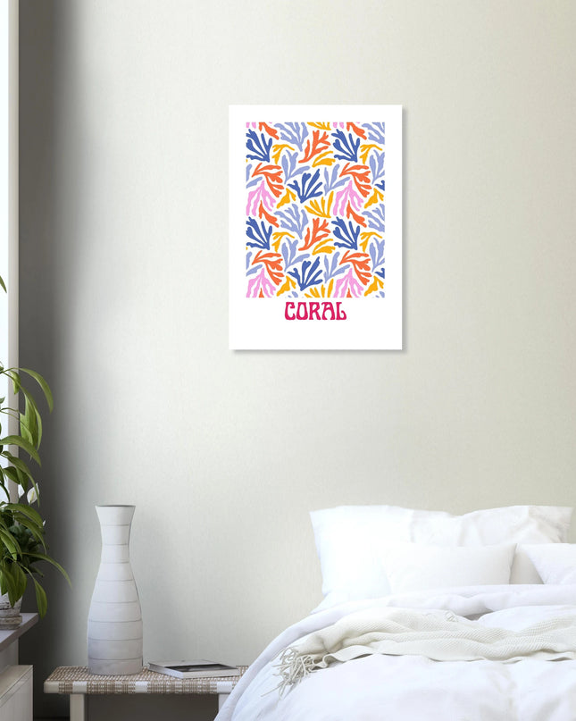 coral-bedroom-wall-decor