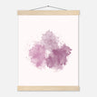 Póster con Colgador Papel Satinado Premium - 27x35 cm / 11x14″ - Colgador Madera Natural / - / -
