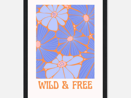 retro-wildflower-poster-kitchen-wall