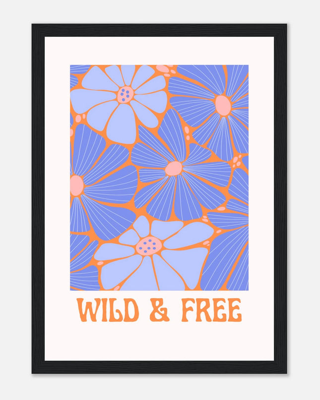 retro-wildflower-poster-kitchen-wall