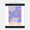 Póster con Colgador Papel Satinado Premium - 20x25 cm / 8x10″ - - / - / Colgador Negro
