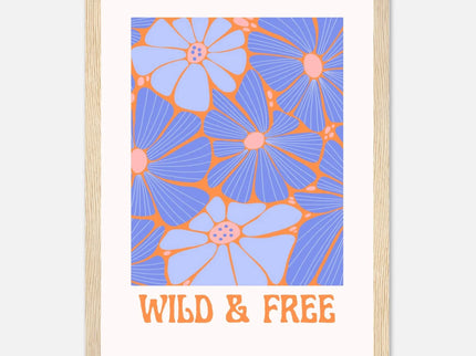 retro-wildflower-poster-entryway-decor