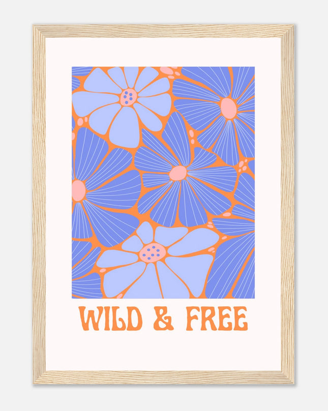 retro-wildflower-poster-entryway-decor