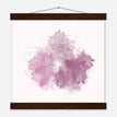 Póster con Colgador Papel Satinado Premium - 30x30 cm / 12x12″ - Colgador Madera Oscura / - / -