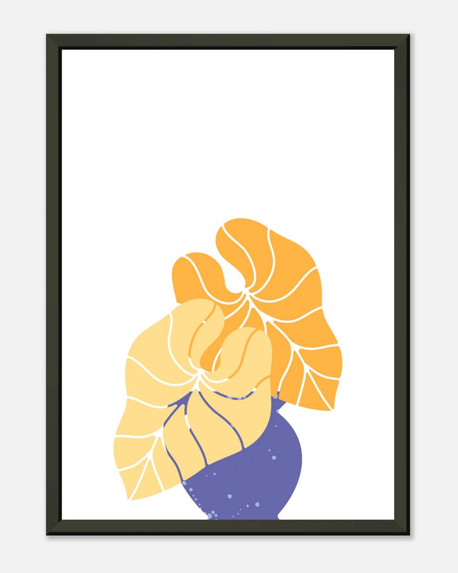 plant-wall-art-black-frame
