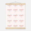 Póster con Colgador Papel Satinado Premium - 27x35 cm / 11x14″ - - / - / Colgador Madera Natural