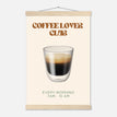 Póster con Colgador Papel Satinado Premium - 30x45 cm / 12x18″ / - / Colgador Madera Natural