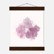 Póster con Colgador Papel Satinado Premium - 20x25 cm / 8x10″ - Colgador Madera Oscura / - / -
