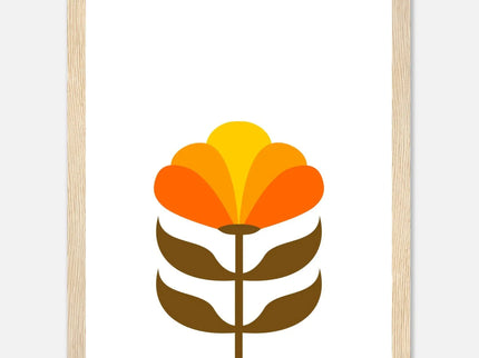 flower-wall-art-natural-wood-frame