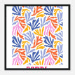 Póster con Marco de Madera Papel Satinado Premium - 40x40 cm / 16x16″ - Marco Negro / Listo para colgar / -