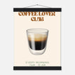 Póster con Colgador Papel Satinado Premium - 27x35 cm / 11x14″ / - / Colgador Negro