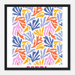 Póster con Marco de Madera Papel Satinado Premium - 30x30 cm / 12x12″ - Marco Negro / Listo para colgar / -