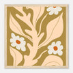 Póster con Marco de Madera Papel Satinado Premium - 30x30 cm / 12x12″ / Marco de Madera / Listo para colgar