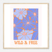 Póster con Marco de Madera Papel Satinado Premium - 50x50 cm / 20x20″ - Marco Madera / Listo para colgar / -