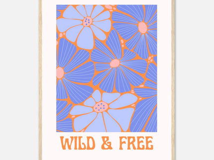 retro-wildflower-poster-reading-nook
