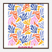 Póster con Marco de Madera Papel Satinado Premium - 70x70 cm / 28x28″ - Marco Madera Oscura / Listo para colgar / -
