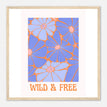Póster con Marco de Madera Papel Satinado Premium - 40x40 cm / 16x16″ - Marco Madera / Listo para colgar / -
